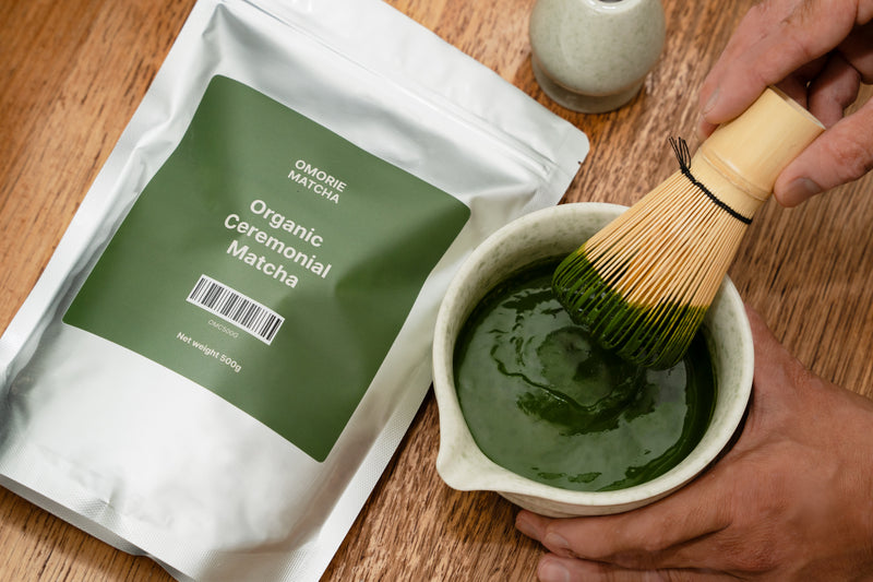 Omorie Ceremonial Matcha — wholesale cafe-grade matcha powder