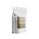 Omorie Light Roast Hojicha 500g cafe bag — side angle showing packaging details